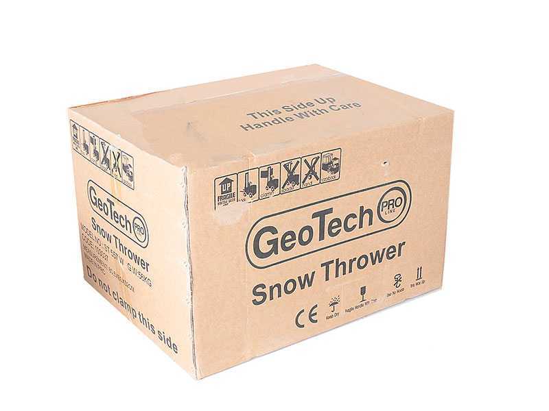 Fraise &agrave; neige thermique GeoTech STP 1176 WEBS moteur B&amp;S 1450 - tract&eacute;e - fraise 76 cm