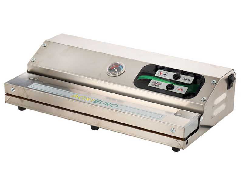 BIG Euro 460 INOX - Machine sous vide  + vacuom&egrave;tre - Barre de soudure de 47 cm 