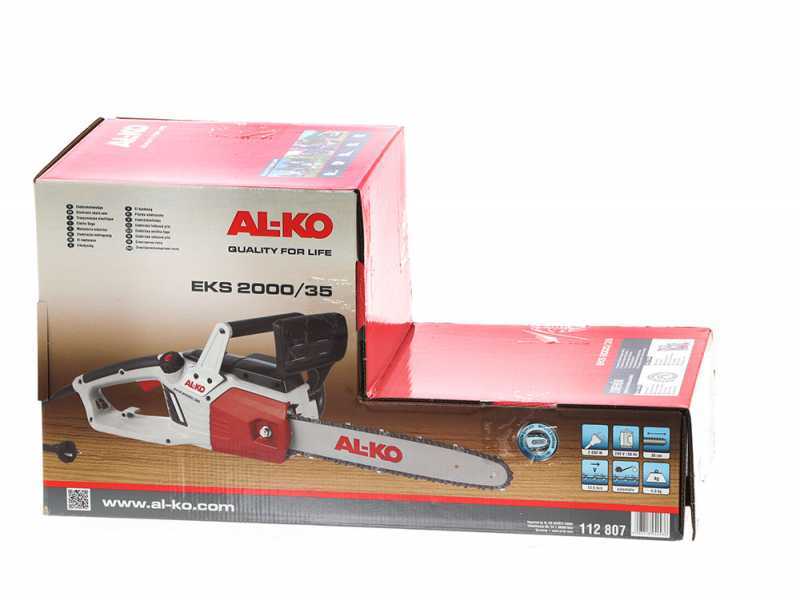 AL-KO EKS 2000/35 - Tron&ccedil;onneuse &eacute;lectrique de 2000W - Guide 35 cm