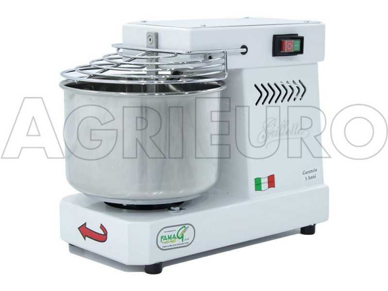 P&eacute;trin &agrave; spirale Famag Grilletta IM 5 avec moteur &eacute;lectrique monophas&eacute; - 5 KG