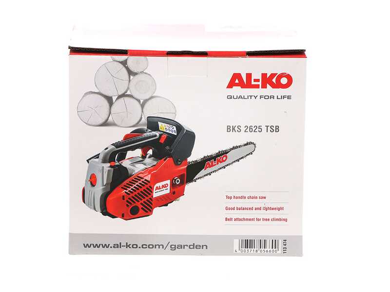 AL-KO BKS 2625 TSB - Tronçonneuse de taille thermique - Lame Carving de 25 cm