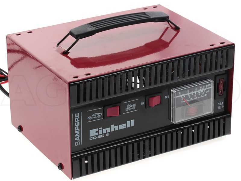 Chargeur de batterie Einhell CC-BC 8- 12V - batteries auto e moto jusqu'&agrave; 120A