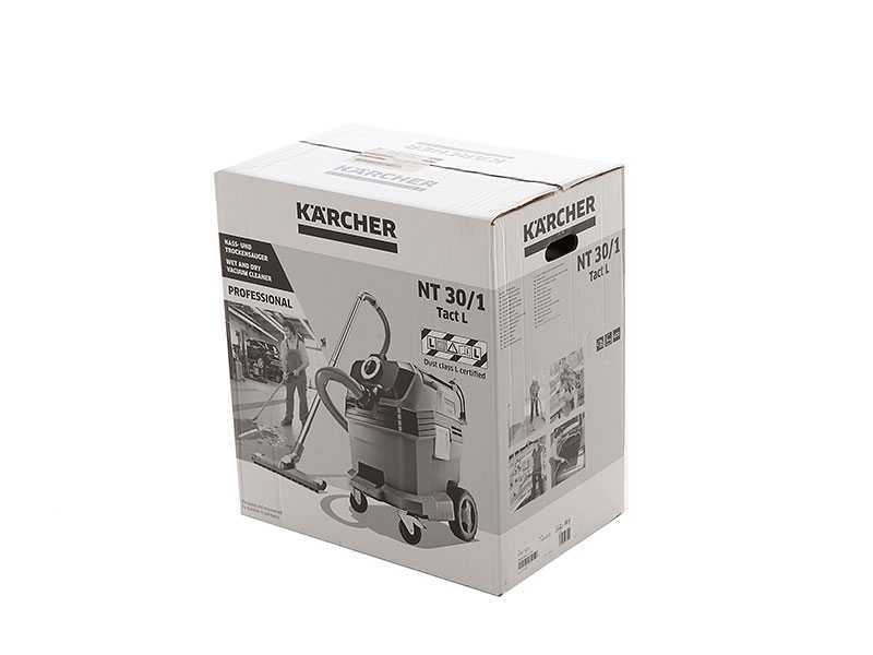 Karcher Pro NT 30/1 Tact L - Aspirateur solides et liquides - Bidon 30 L - 1200 W