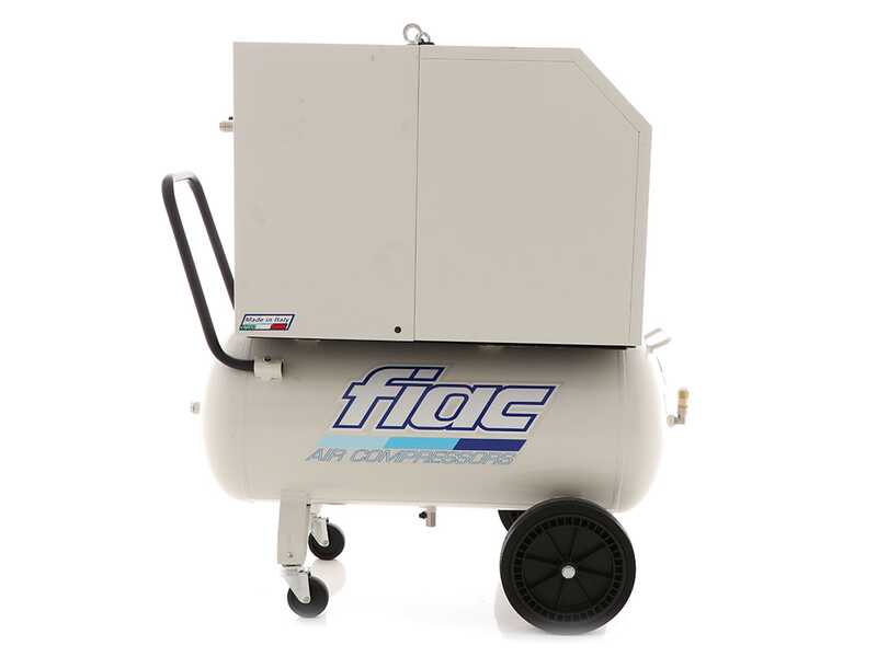 Fiac Silent AB90/360M - Compresseur d'air &eacute;lectrique sur chariot - Monophas&eacute; - &agrave; courroie - 3 CV