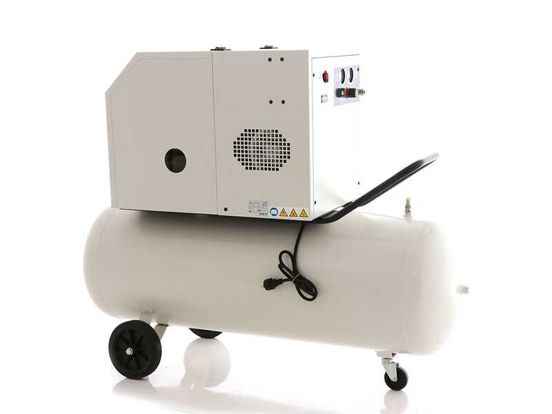 Fiac Silent AB200/360M - Compresseur d'air &eacute;lectrique monophas&eacute; &agrave; courroie, silencieux - Moteur 3 CV- 200 L
