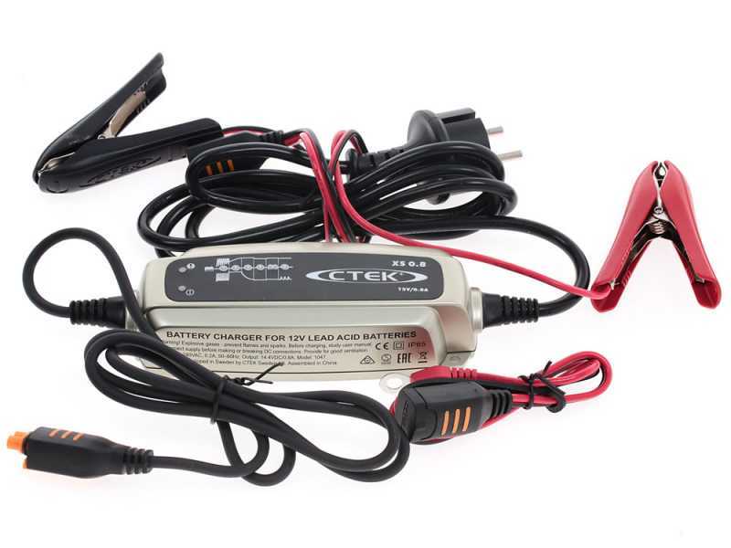 Chargeur de batterie et entretien de charge automatique CTEK XS 0.8 - batteries de 12V - 6 &eacute;tapes