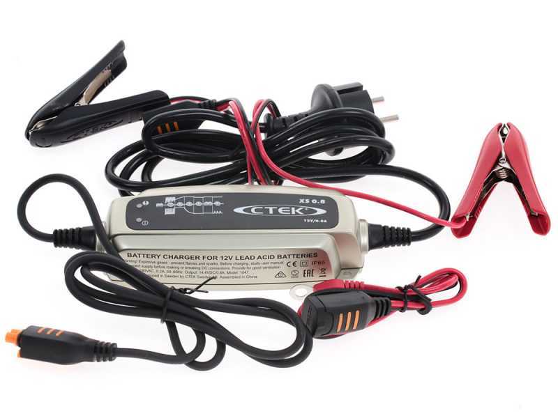 CTEK XS 0.8 - Chargeur de batterie et mainteneur de charge automatique - batteries de 12V - 6 &eacute;tapes