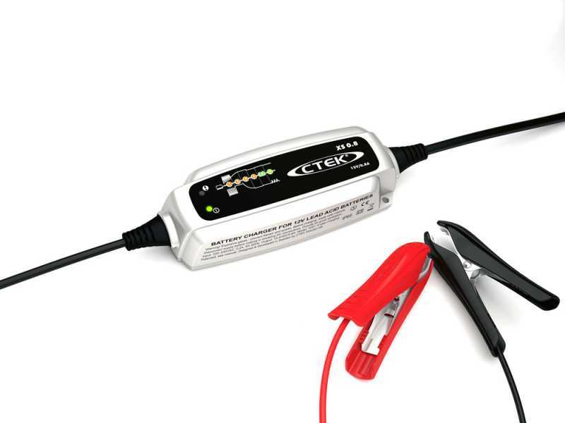 CTEK XS 0.8 - Chargeur de batterie et mainteneur de charge automatique - batteries de 12V - 6 &eacute;tapes