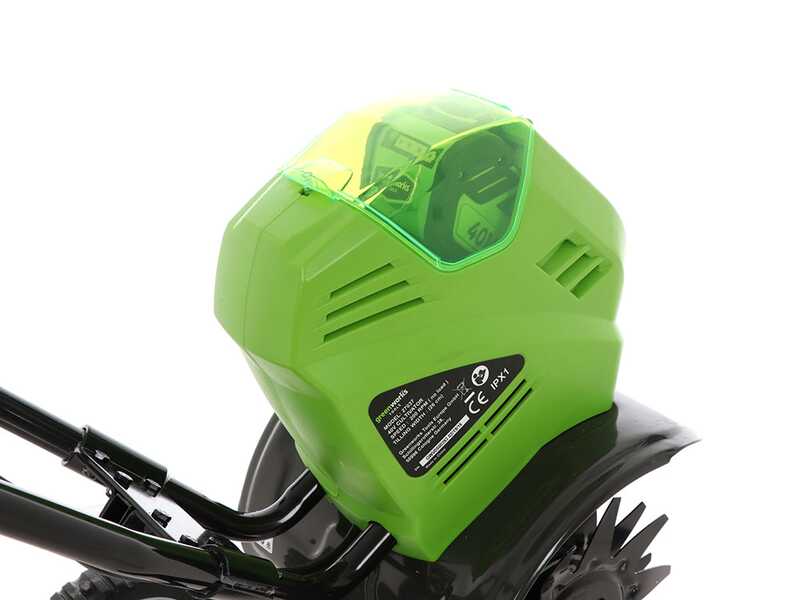 Greenworks G40TL Motobineuse &eacute;lectrique avec roues - 40V 4 Ah