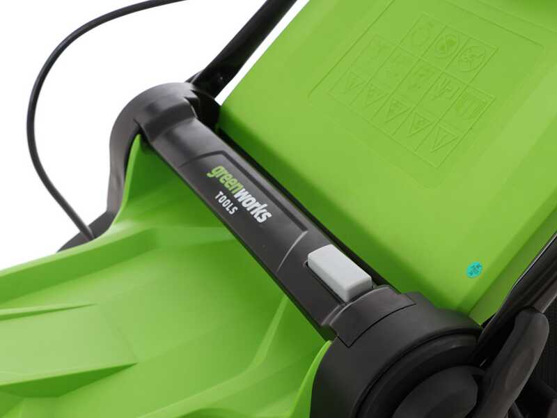 Greenworks G40LM41 - Tondeuse &agrave; gazon &eacute;lectrique sur batterie 40V - SANS BATTERIE NI CHARGEUR