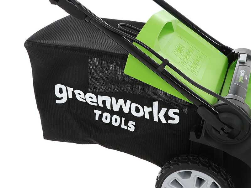 Greenworks G40LM41 - Tondeuse &agrave; gazon &agrave; batterie 40V/4Ah - Coupe 41cm