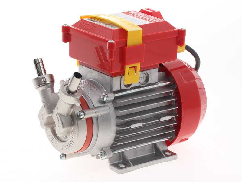 Rover Novax 14-OIL &ndash; Pompe &eacute;lectrique de transfert d&rsquo;huile en alliage anticorrosion &ndash; Monophas&eacute;e &ndash; 230 V