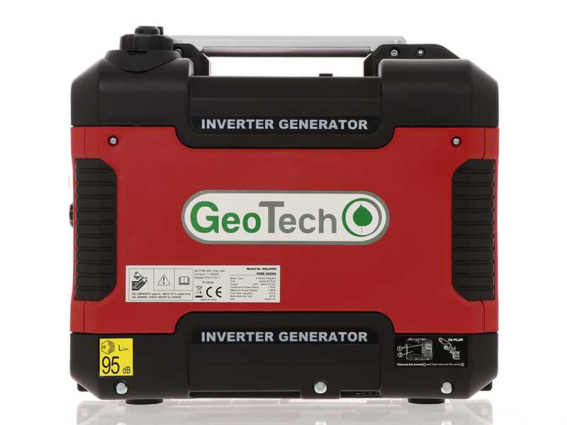 GeoTech SQL2000i - Groupe &eacute;lectrog&egrave;ne inverter 2 kw monophas&eacute; - insonoris&eacute;