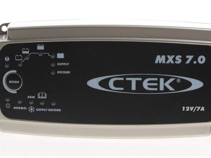 Chargeur CTEK MXS 7.0 - Chargeur Batterie 12V 7A Intelligent - Pour Voiture, Camping-car, Bateau - Désulfatation, Mode Froid, AGM