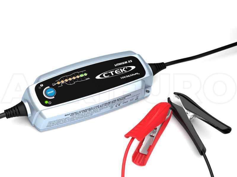 CTEK LITHIUM XS - Chargeur de batterie/mainteneur de charge - 8 &eacute;tapes - batteries 12V au lithium-fer-phosphate