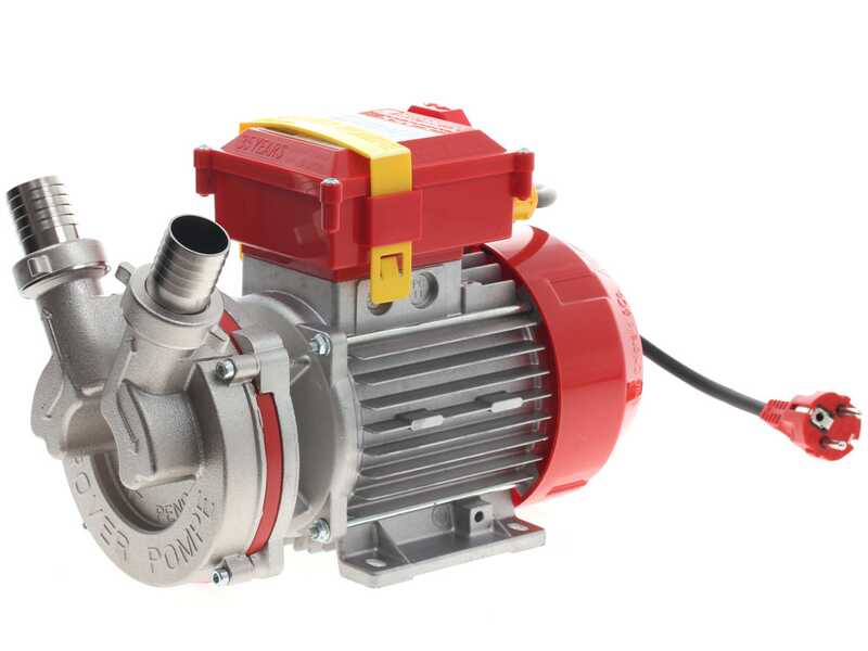 Rover Novax 30-OIL &ndash; Pompe &eacute;lectrique de transfert d&rsquo;huile en alliage anticorrosion &ndash; Monophas&eacute;e &ndash; 230 V