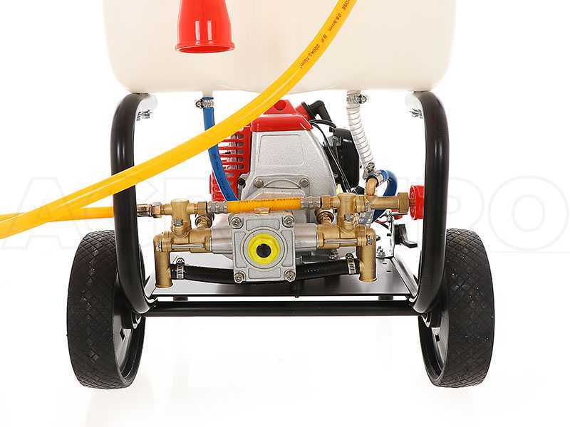 Pompe de pulv&eacute;risation thermique ARCO Froggy Super S 25A &agrave; trolley avec moteur 2 temps