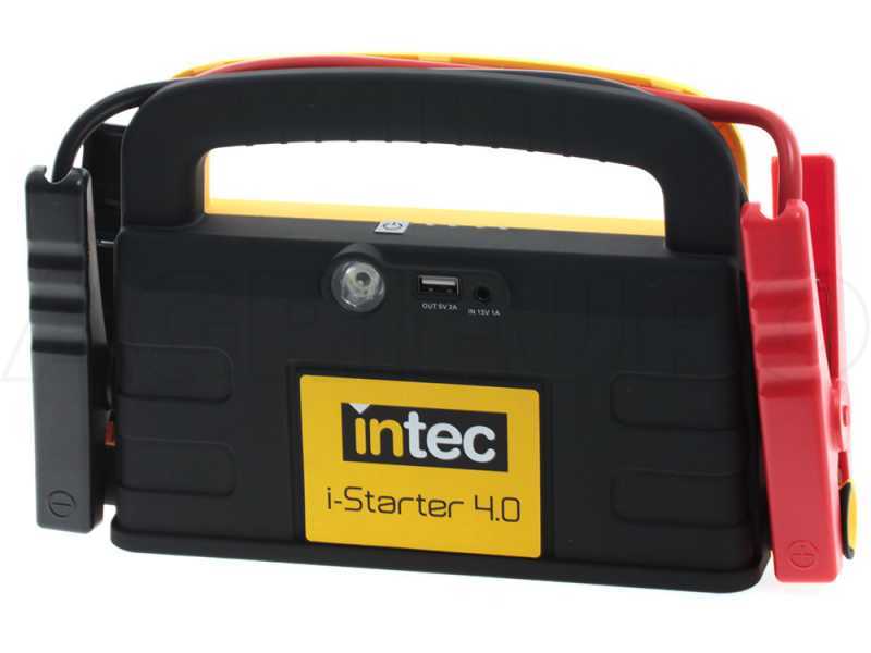 Intec i-Starter 4.0 - D&eacute;marreur de secours et chargeur de batterie - alimentation 12V