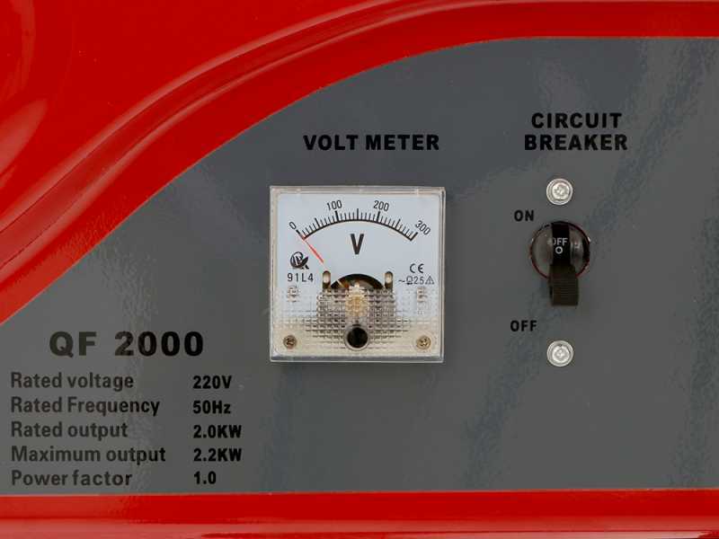 AMA QF2000 - Groupe &eacute;lectrog&egrave;ne monophas&eacute; 2.2 kW &agrave; essence - G&eacute;n&eacute;rateur de courant