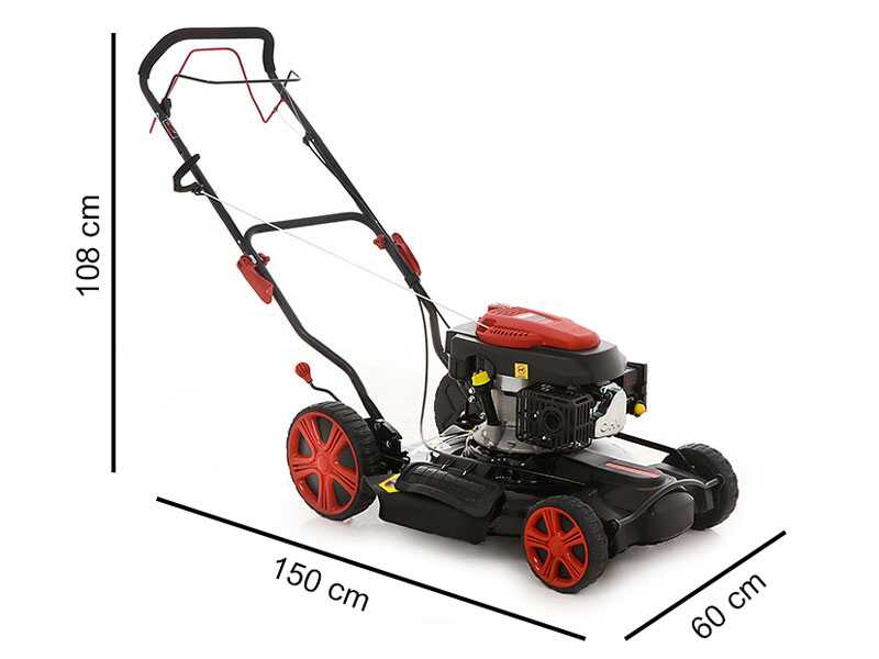 GeoTech M510 MSWG-T475 T6 - Tondeuse &agrave; gazon thermique tract&eacute;e - Mulching