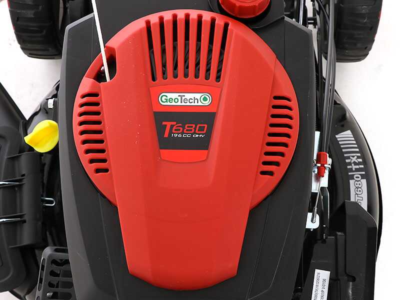 Tondeuse mulching thermique GeoTech M510 MSWG-T680 TX - tondeuse &agrave; gazon autotract&eacute;e