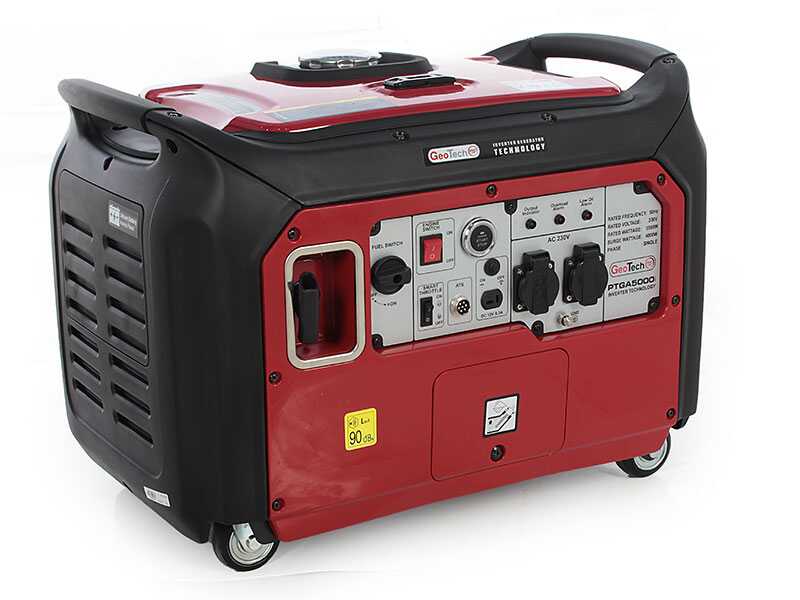 GeoTech Pro PTGA 5000i - Groupe &eacute;lectrog&egrave;ne inverter 4 kW monophas&eacute; silencieux - D&eacute;m. &eacute;lectrique