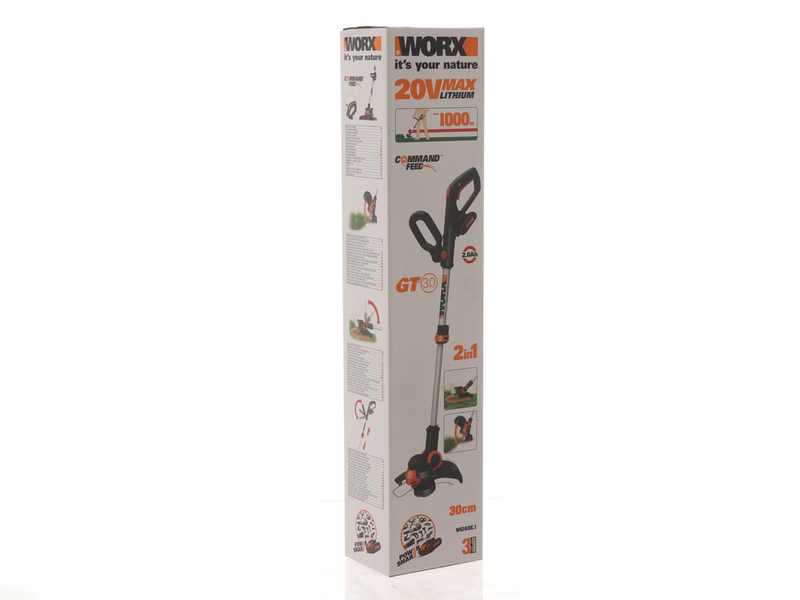 Worx WG163E.1 - Coupe-bordure &agrave; batterie - 20V / 2Ah
