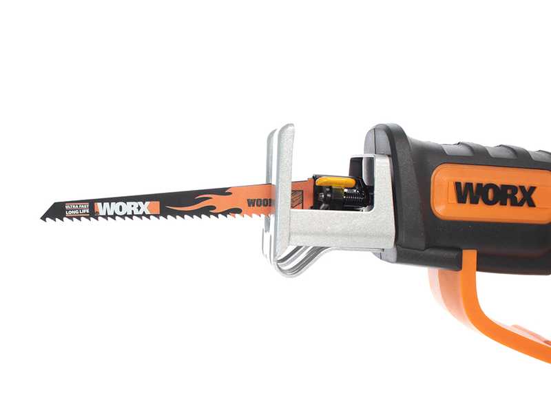 Worx WG894E.9 - Scie de jardin &agrave; batterie  - 3 lames offertes - SANS  BATTERIE NI CHARGEUR DE BATTERIE