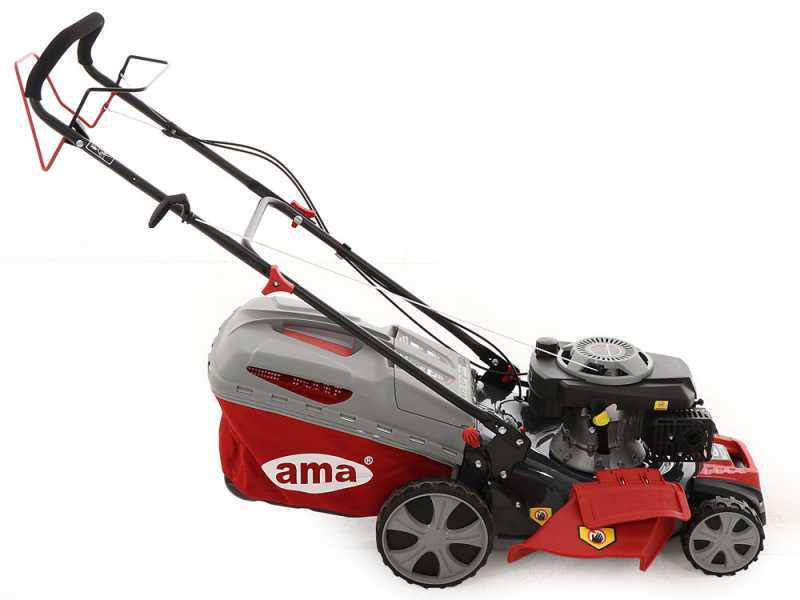 Tondeuse autotract&eacute;e Ama NRT 525 - 4 en 1: ramassage, mulching, &eacute;jection lat&eacute;rale, post&eacute;rieure