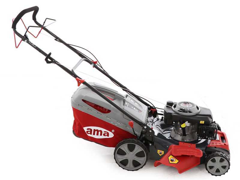 Tondeuse autotract&eacute;e Ama NRT 52X - 4 en 1: ramassage, mulching, &eacute;jection lat&eacute;rale, post&eacute;rieure