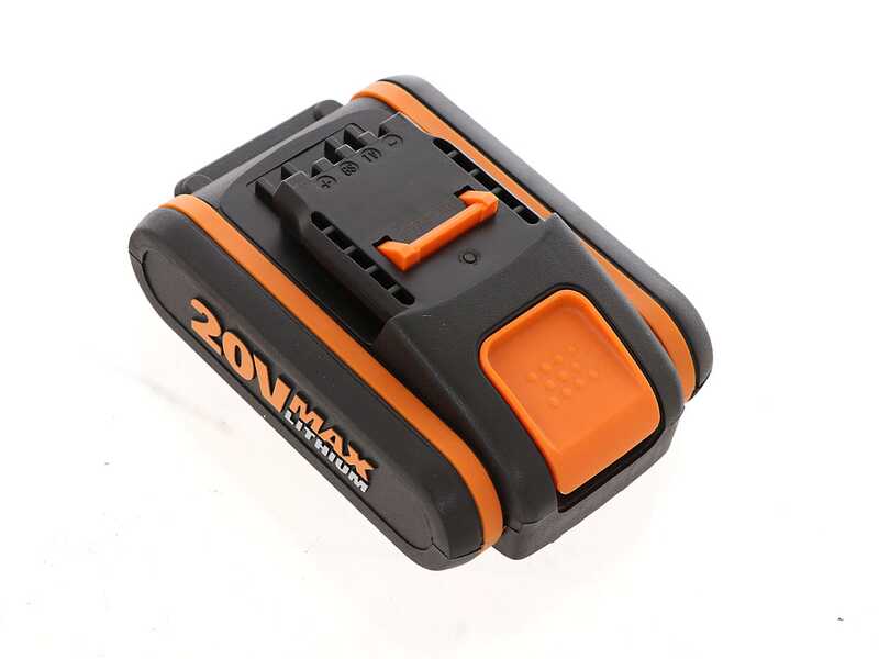 WORX WG322E.1 - Tron&ccedil;onneuse &eacute;lectrique  20V 2 Ah - Guide de 25 cm