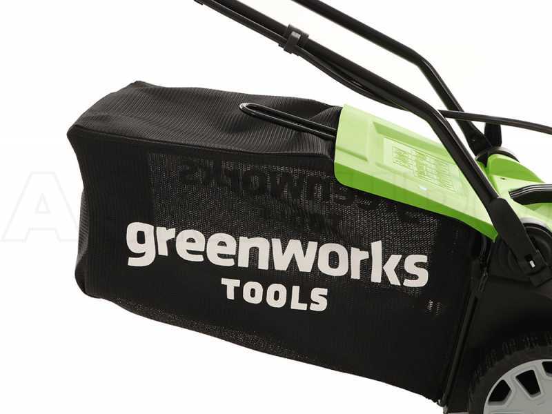 Tondeuse &eacute;lectrique &agrave; batterie Greenworks G40LM35 40V - cm 35 tondeuse - SANS BATTERIE ET SANS CHARGEUR