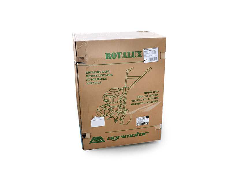 Motobineuse Rotalux 52A L60 avec fraise 75 cm - moteur Loncin de 196 cm3 - 1 vitesse avant