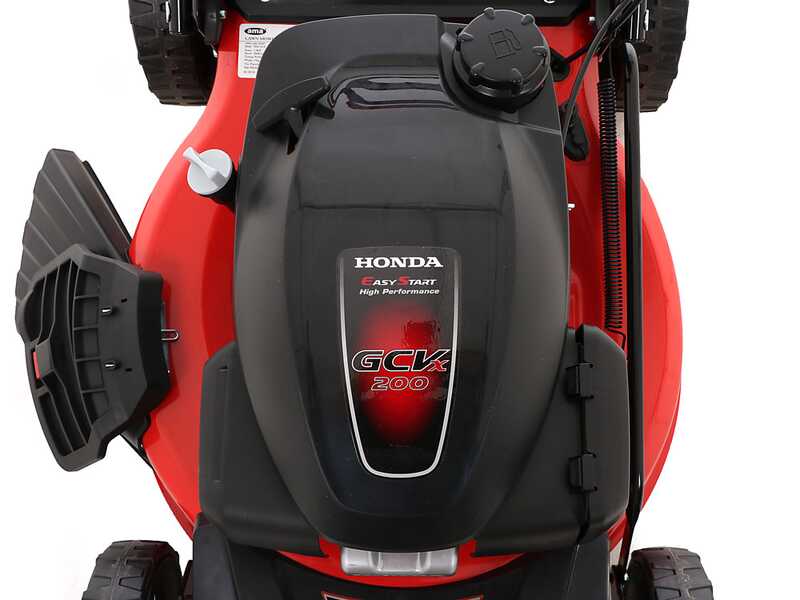 Tondeuse autotract&eacute;e Ama TRX 531H bac, mulching, &eacute;jection lat&eacute;rale, post&eacute;rieure - Honda GCVX200