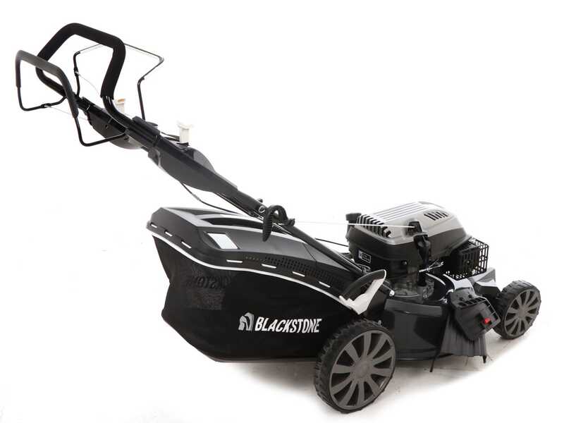 Tondeuse thermique autotract&eacute;e Blackstone SP530 Deluxe: ramassage, mulching, &eacute;jection lat&eacute;rale, post&eacute;rieure