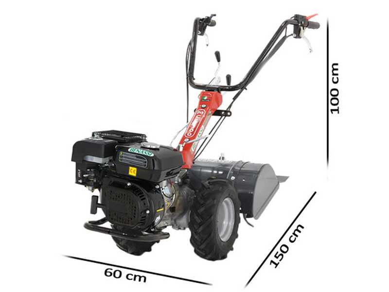 Motoculteur r&eacute;versible Benassi MC2300C Reverso avec moteur &agrave; essence 170 cm3