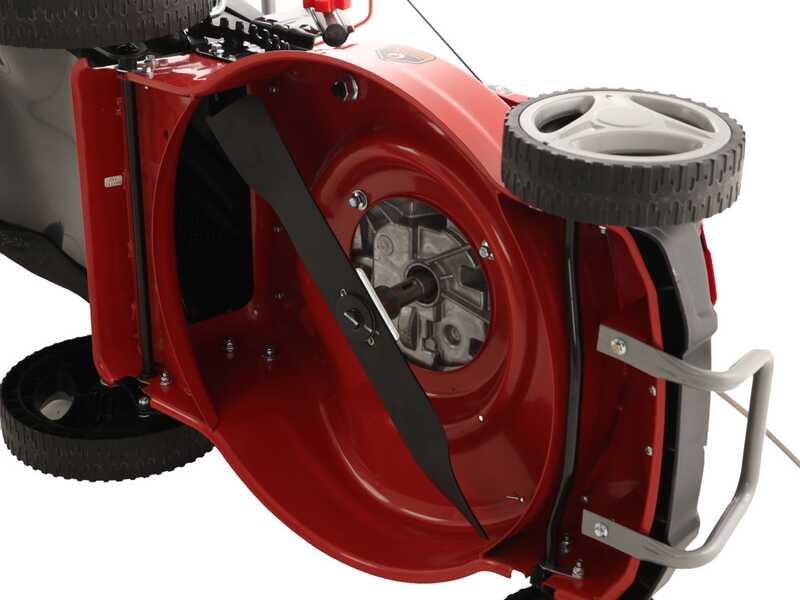 Tondeuse &agrave; gazon thermique GeoTech Pro S46-140B avec moteur GeoTech de 141cc