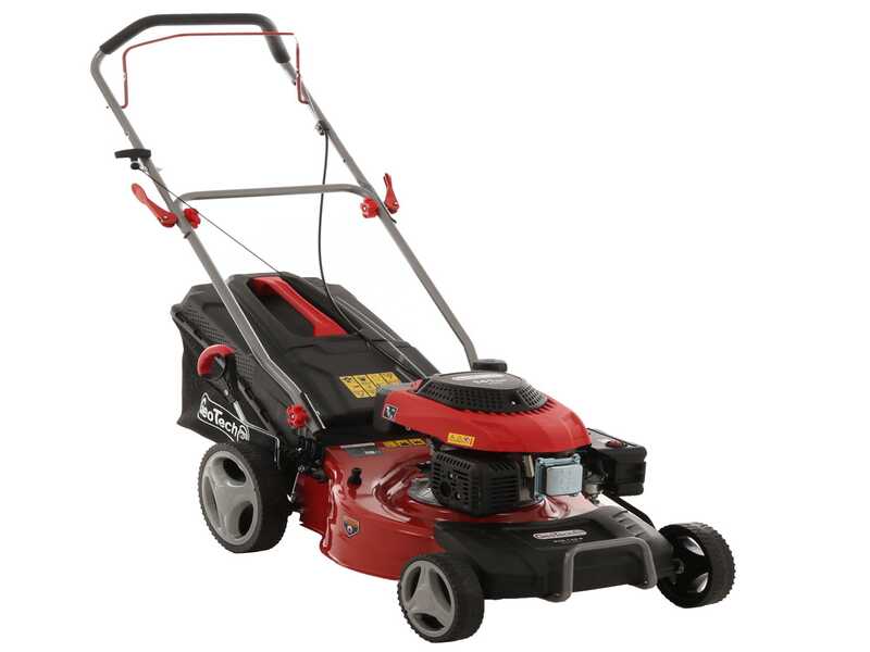Tondeuse &agrave; gazon thermique GeoTech Pro S46-140B avec moteur GeoTech de 141cc