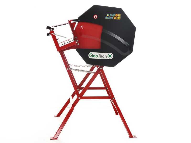 GeoTech SA 410 - Scie &agrave; b&ucirc;ches circulaire &agrave; chevalet &eacute;lectrique - coupe max 140 mm