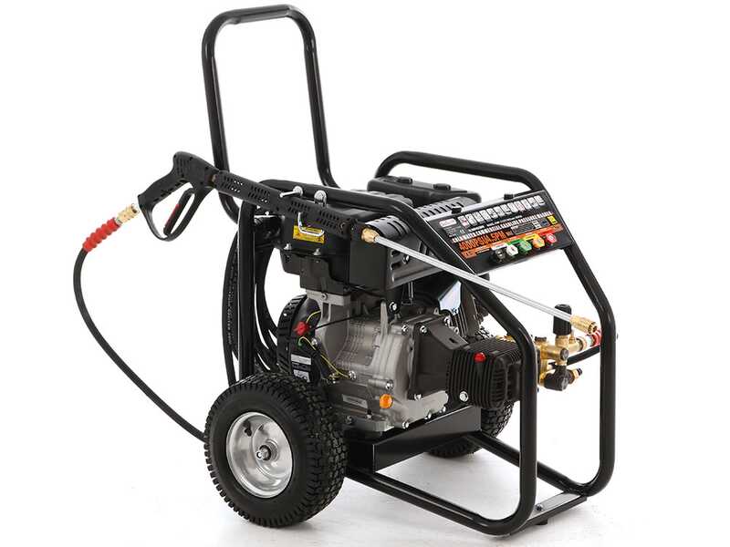 GeoTech-Pro PWP 17/275 ZW - Nettoyeur haute pression thermique - 275 bar - Moteur Loncin &agrave; essence 420cm&sup3;
