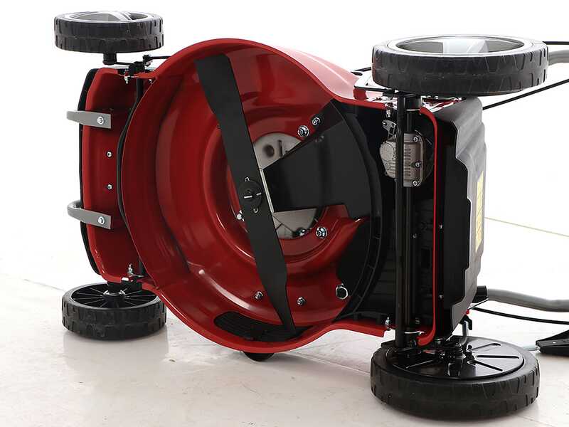 GeoTech Pro S46-175 BMSGW - Tondeuse &agrave; gazon thermique tract&eacute;e - Moteur de 173 cc