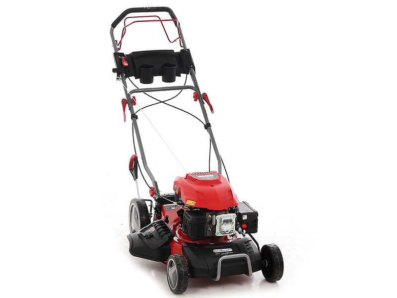 GeoTech Pro S46-175 BMSGW - Tondeuse &agrave; gazon thermique tract&eacute;e - Moteur de 173 cc