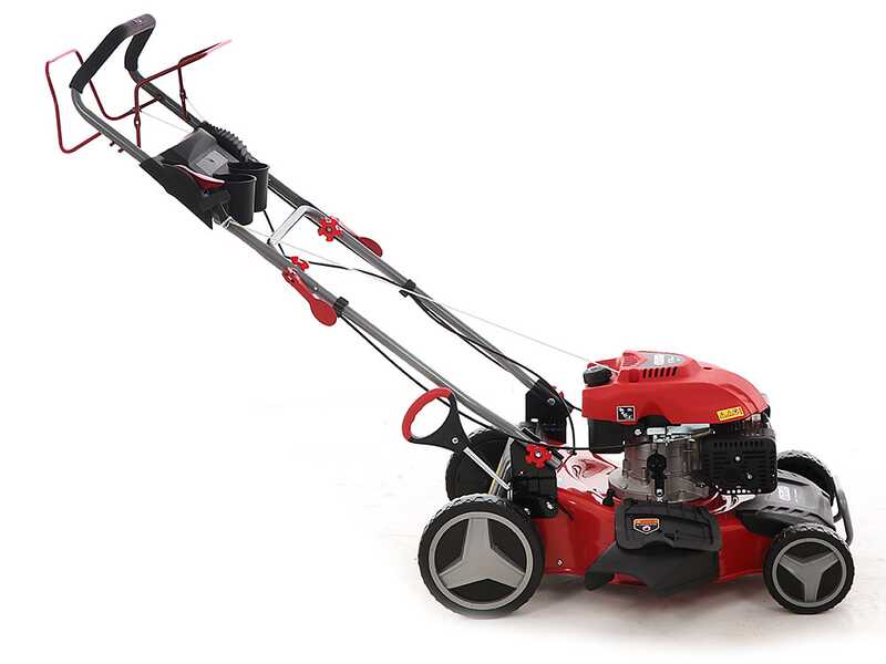 GeoTech Pro S46-175 BMSGW - Tondeuse &agrave; gazon thermique tract&eacute;e - Moteur de 173 cc