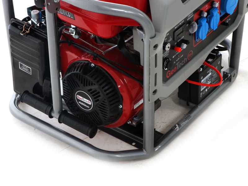 GeoTech-Pro GGP 6500 ESA - Groupe &eacute;lectrog&egrave;ne sur chariot avec AVR d&eacute;m. &eacute;lectrique 5.4 kW - Continue 5 kW Monophas&eacute; + ATS