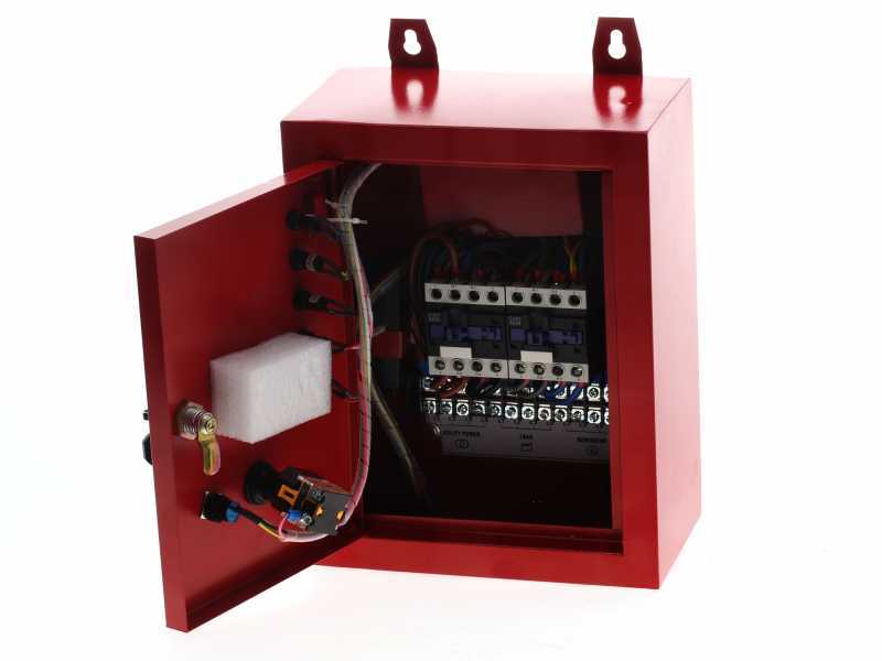 GeoTech Pro GGP 9500 ESA - Groupe &eacute;lectrog&egrave;ne sur chariot avec AVR d&eacute;m. &eacute;lectrique 7.9 kW - Continue 7.5 kW Monophas&eacute; + ATS