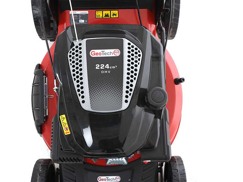 GeoTech PRO S53-225 BMSGW - Tondeuse &agrave; gazon thermique autotract&eacute;e - 224 cm3 - Lame de 53 cm