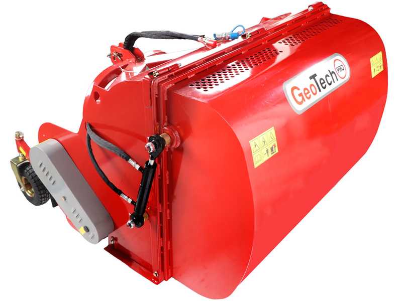 GeoTech Pro CFL120 - Broyeur sur tracteur - Bac de ramassage  - Ramasseur - S&eacute;rie moyenne