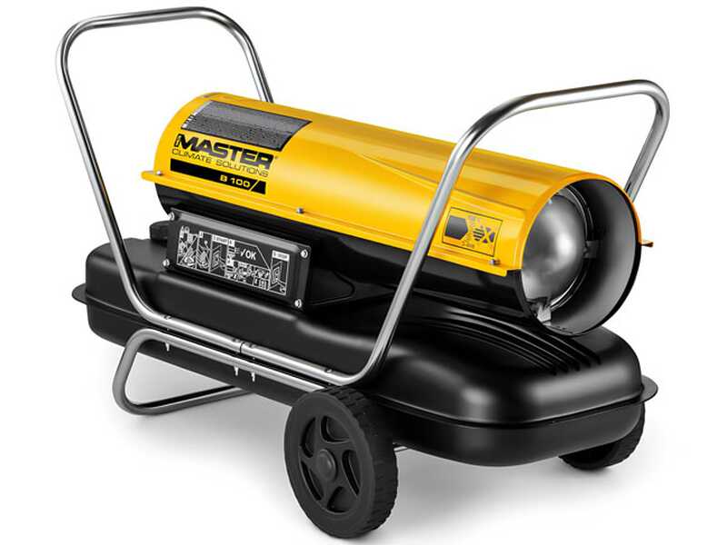 Master mod. B 100 CED - G&eacute;n&eacute;rateur d'air chaud direct &agrave; gasoil diesel