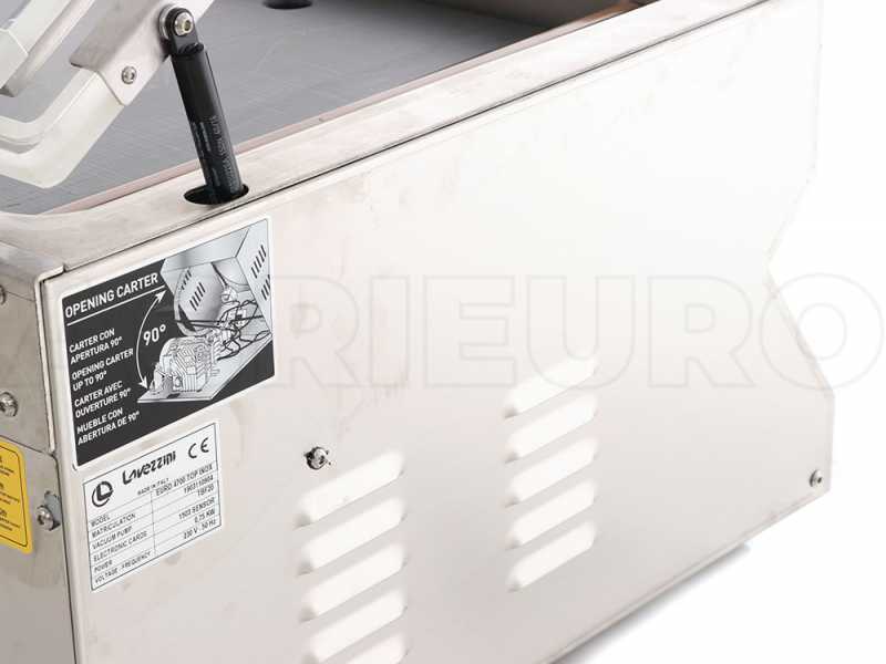 Machine sous vide automatique &agrave; cloche AgriEuro BOXER DUO Euro 4700 Top Inox