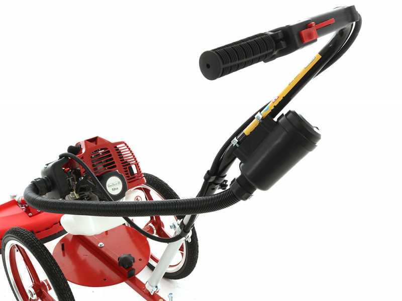 GeoTech HPBC 550 - D&eacute;broussailleuse manuelle sur roues &agrave; m&eacute;lange